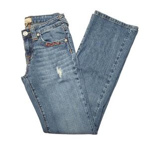 Vigoss Slim Boot Beaded Design Jeans